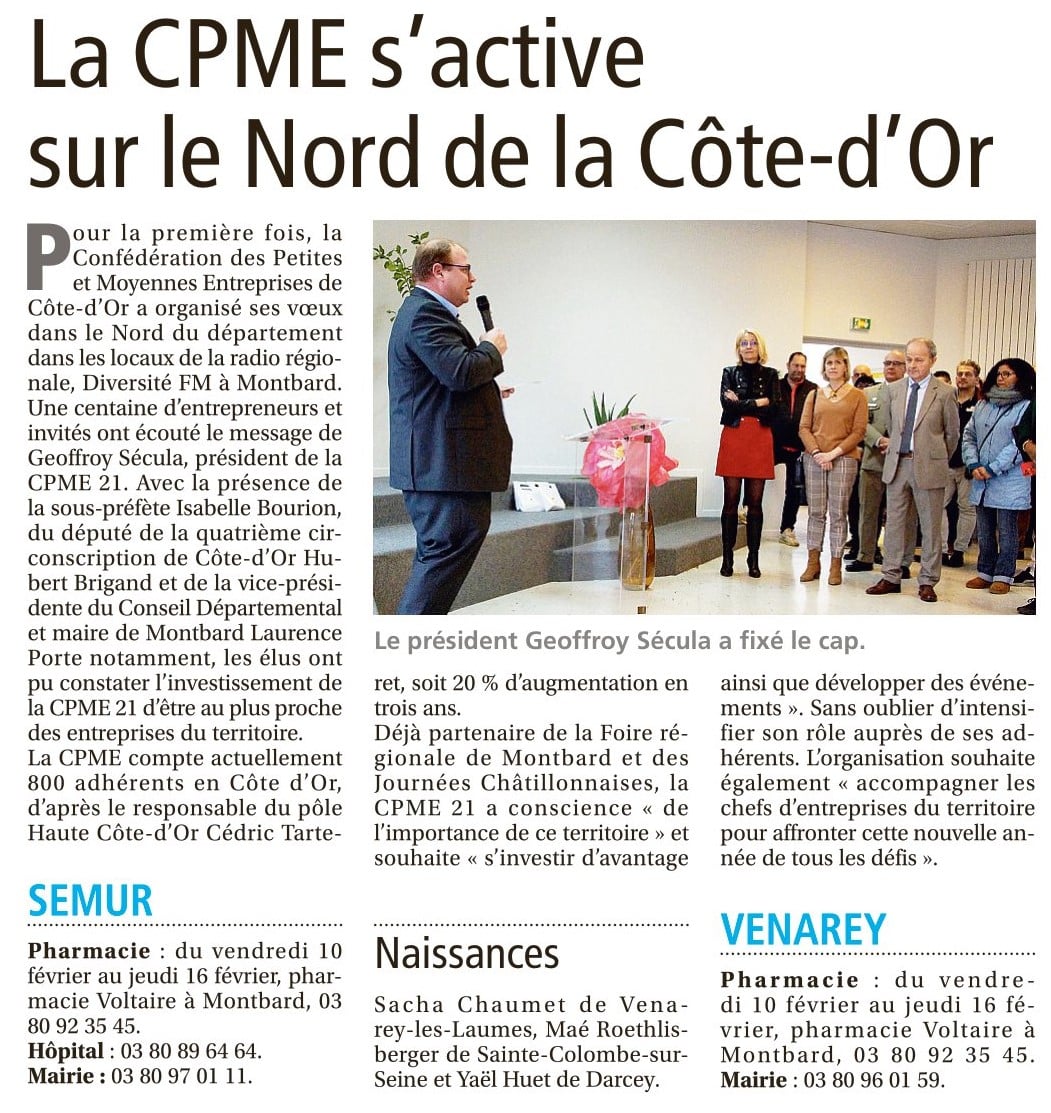 Diversité FM accueille la CPME 21